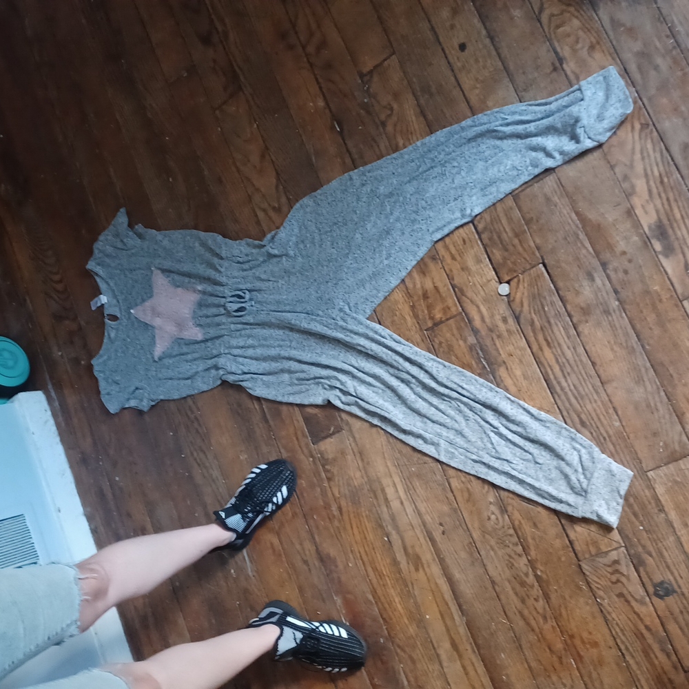 Gray jumpsuit